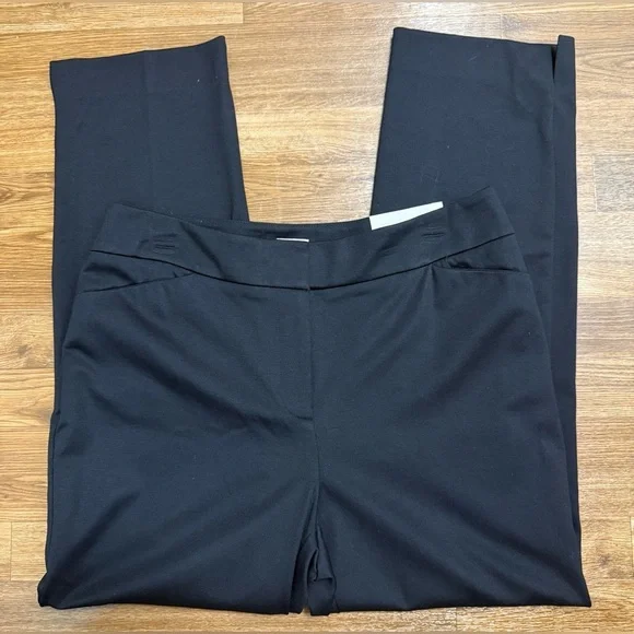 NWT Chico’s black slim fit pants dress, casual, work pants size 8 - Picture 5 of 11